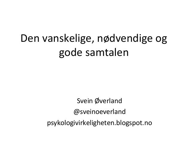 samtalen samtalen